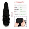 Coletas De Cabello Postizas Extensione Cabello Natural 24pLG