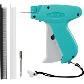 Tagging Gun Kit, Quick Clothing Fixer Fine Stitch Tool Mini Stitch Gun for Clothes,Quick Stitch Sewing Gun with 1500 Black and 1500 White Fasteners One Replacement pin