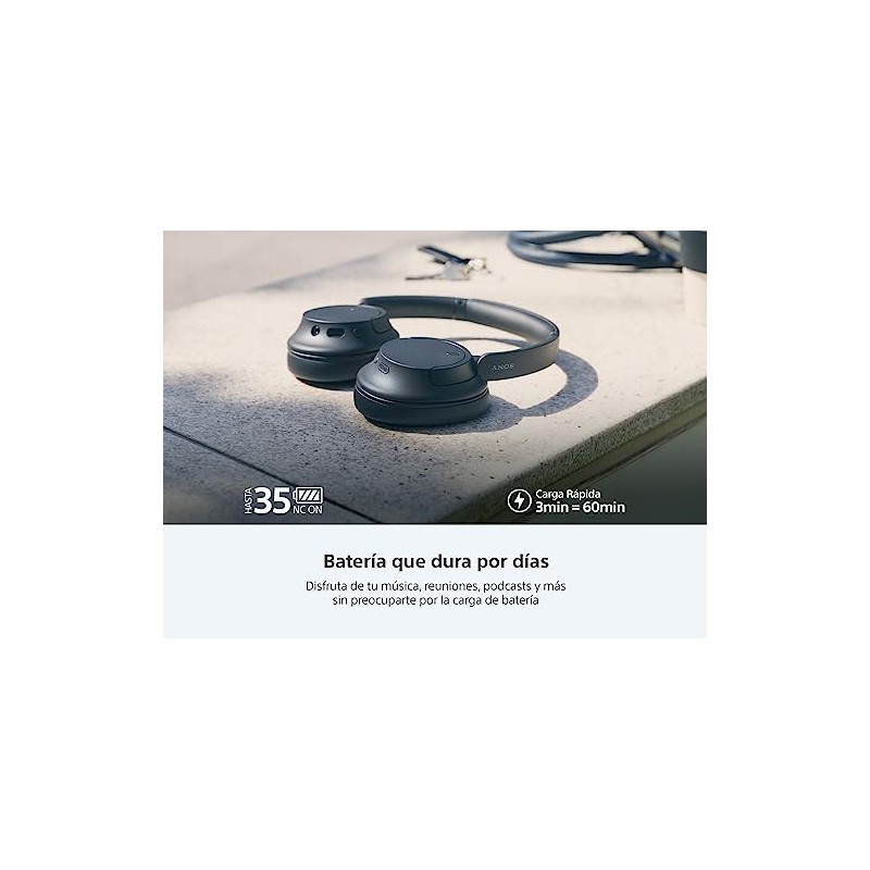 Sony Audífonos inalámbricos WH-CH720N con Noise Canceling, Negro (Versión Nacional)