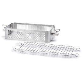 Napoleon Grilling Stainless Steel Adjustable Grill Rotisserie Basket 57013