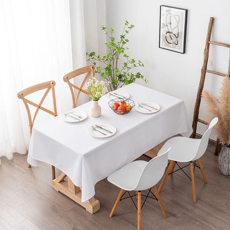 Kapwall White Tablecloth - 60" x 84"