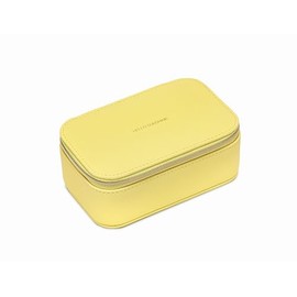 Estella Bartlett Pale Yellow Saffiano Mini Jewellery Box