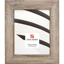 Craig Frames Hatteras, 15x19 Picture Frame, Beach Wood Brown