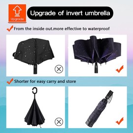 Goothdurs Compact Travel Umbrella Windproof Portable Folding Automatic Umbrellas