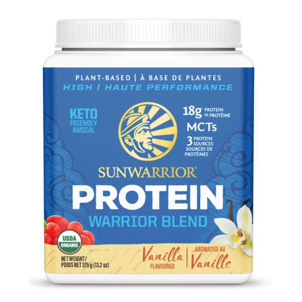 Sunwarrior Organic Warrior Blend Protein Vanilla 375g