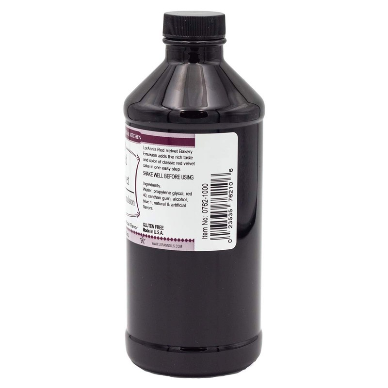 LorAnn Red Velvet Bakery Emulsion, 16 ounce bottle