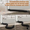 ZASLEME 2 Pack Rain Gutter Downspout Extensions Flexible,Downspout Extender Diverter
