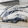 YENHOME 30"X118" Blue Counter Top Peel and Stick Waterproof Blue