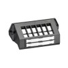 Leviton EB 12-Port Structured Media Center Mounting Bracket, 47600-QPB, Black