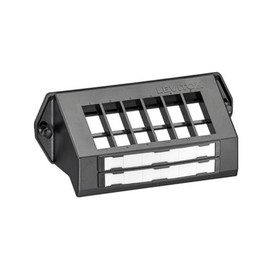 Leviton EB 12-Port Structured Media Center Mounting Bracket, 47600-QPB, Black
