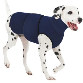 AOFITEE Dog Anxiety Vest, Dog Anxiety Calming Hoodie, Pet Thunder Jacket Calming Shirt for Fireworks, Thunder, Travel, Separation, Noise Block & Ear Protection Recovery