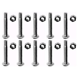 (10) SHEAR PINS BOLTS for John Deere AM123342 Walk Behind Snow Blowers Throwers by The ROP Shop