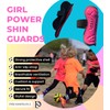 DREAMERSELL Girl Power Shin Guards - High-Performance Soccer Shinguards for