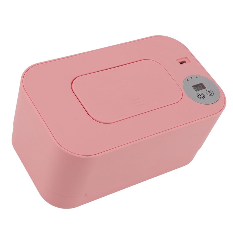 Wipes Warmer with Night Light Temperature Adjustable Refillable Multifunctional Portable