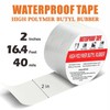 CAKRETY Butyl Waterproof Tape 2" W X 16'L, Super Leak