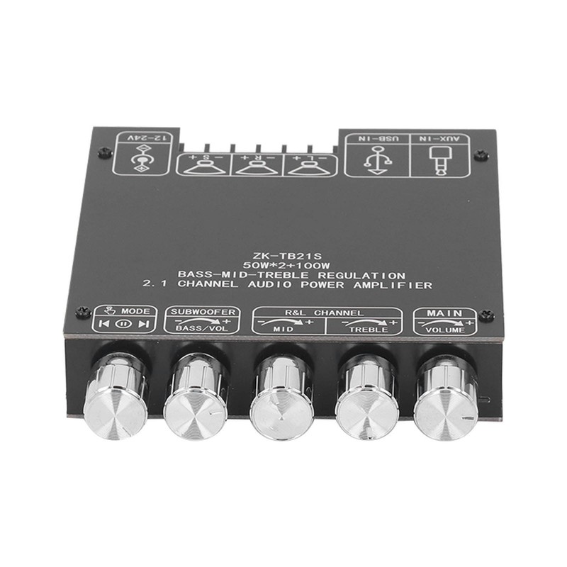 Bluetooth Power Amplifier Board Subwoofer 2.1 Channel 50W 50W 100W