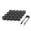 CIXLOGIC 20pcs Wheel Bolt Nut Cap Hexagonal Tire Nut Covers