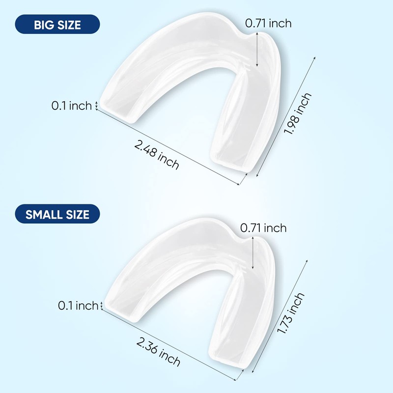 Mouth Guard for Grinding Teeth, 4Pack Mouth Guards for Teeth