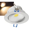 COB LED Recessed Luminaire "- 7" White 7W 450lm Warm