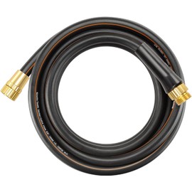 Giraffe Tools Garden Hose 25ft x 5/8'', Water Hose Heavy Duty, Flexible, Lightweight Hybrid Hose with Swivel Handle, Male to Female Fittings