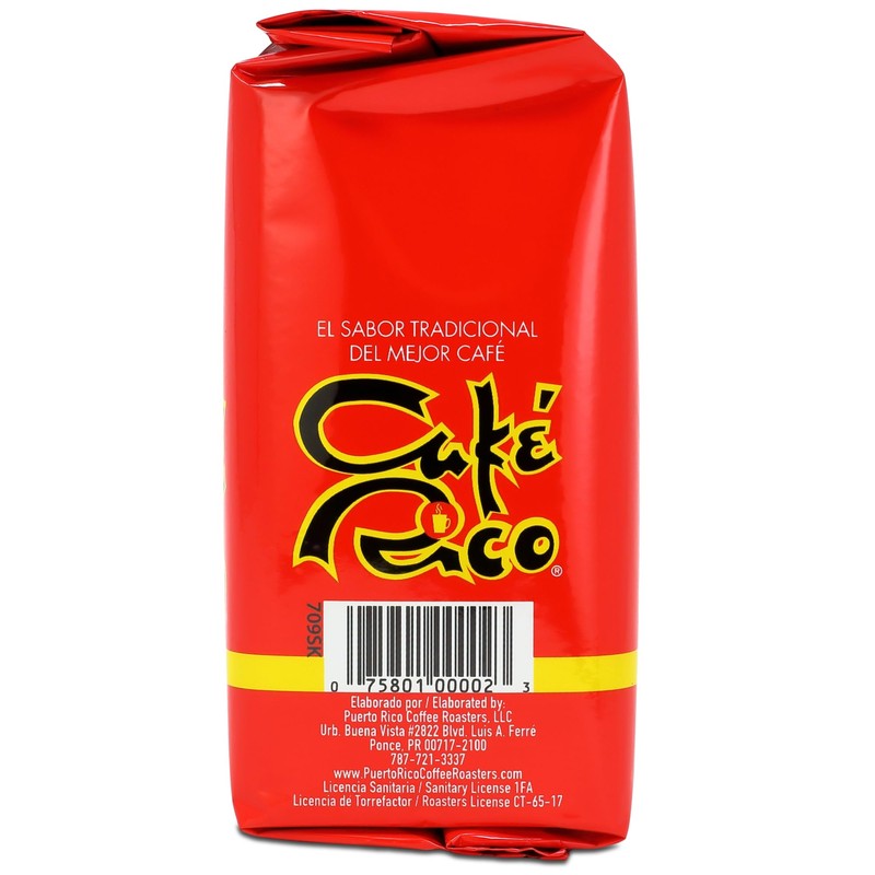 Cafe Rico Ground Regular Puerto Rican Coffee, 8 Ounce Bag