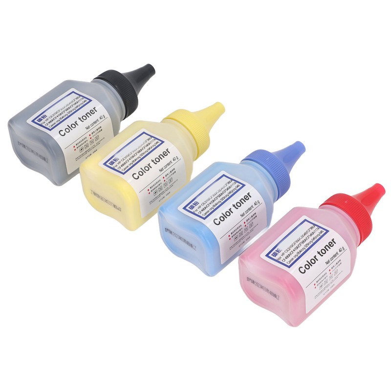 Colorful Black Printer Toner Powder Chip Set for CF350A CE310A