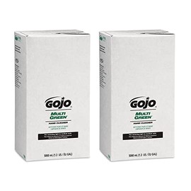 GOJO MULTI GREEN Gel limpiador de manos, aroma ctrico, 5000 ml, dispensador PRO TDX (paquete de 2) - 7565-02                                          