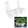 Upgrade Acrylic Aquarium Plant Holder Hanging Aquatic Plant Holder,Adjustable Hook