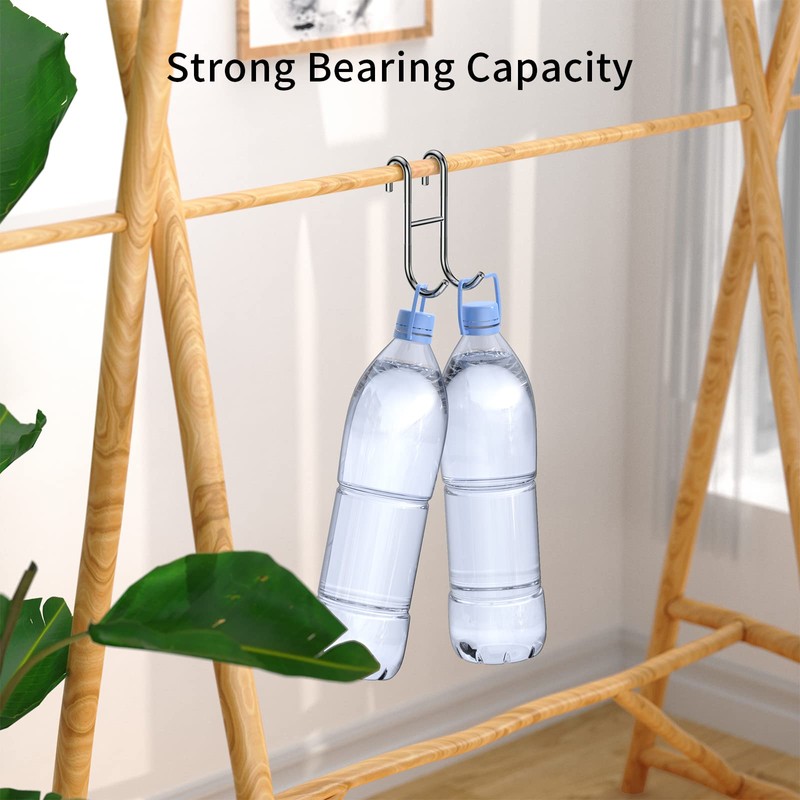 Over Shower Glass Door Hooks, 3 Pack Silver 304 Stainless