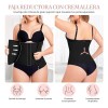 Faja Colombiana Doble Cierre Reloj De Arena Cinturilla Látex