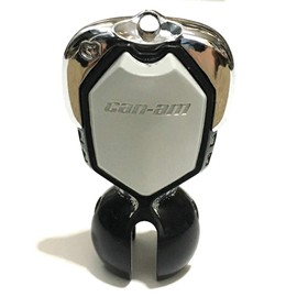 CRAZY METALMAN Key Holder for Can Am Ryker Accessories Ignition Key Case Fobs Cover Chrome