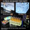 WILON LED Ice Bucket for Parties Large Capacity