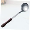 Mikinona Stainless Steel Kitchen Spatula Spoon Soup Ladle for Chinese