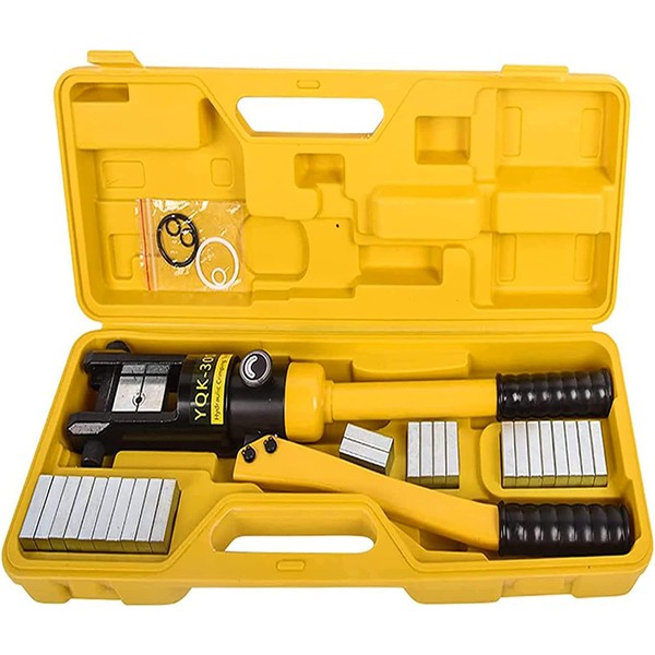 LFGUD 16T Hydraulic Crimping Tool 8 AWG to 600 MCM