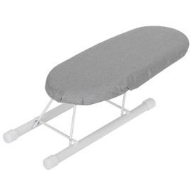 Kelepu Mini Ironing Board 10.2 * 4.3 * 3.1 Inches Ironing Board Mini Sleeve Ironing Rack Small Foldable Ironing Table Ironproof Polyester Needled Felt Seat Cushion for Home and Travel Use