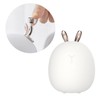 Silicone Night Light USB Rechargeable LED Light Source Cute Rabbit