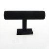 Bocar Black Velvet Bracelet Display Stand Jewelry Bangle T-Bar Display