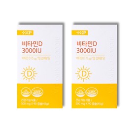 +XP Vitamin D with high absorption rate 3000IU high content Vitamin D nutritional supplement (2 for about 3 months) Vitamin D (2 90 capsules) (3% discount) / 흡수율 높은 +XP 비타민D 3000IU 고함량 비타민디영양제(약3달분 2개) 비타민D (90캡슐 2개) (3% 할인)