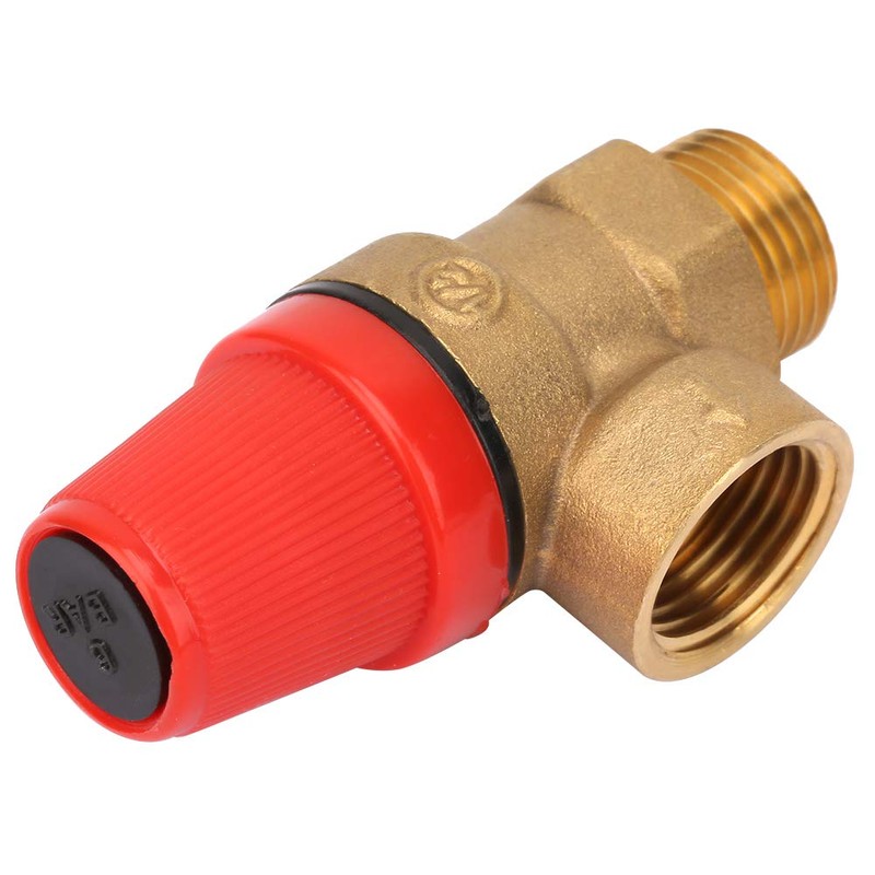 VOBOR Pressure Relief Valve G1/2 inch, DN15 Brass Safety Valve