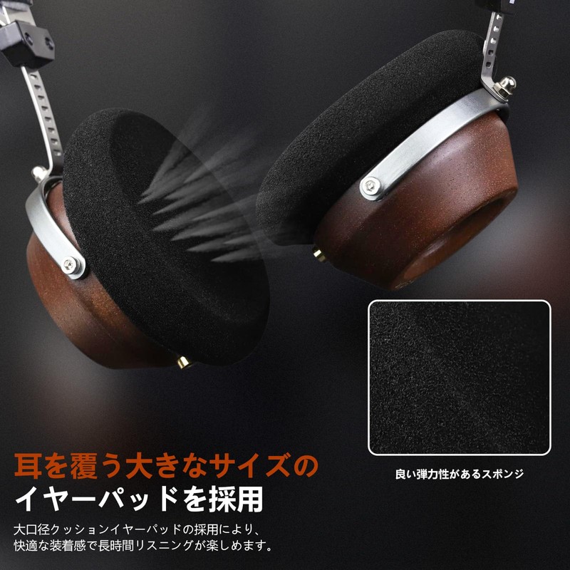 okcsc M1 Pro Wired Semi-Open Wood Housing Retro 40mm Driver