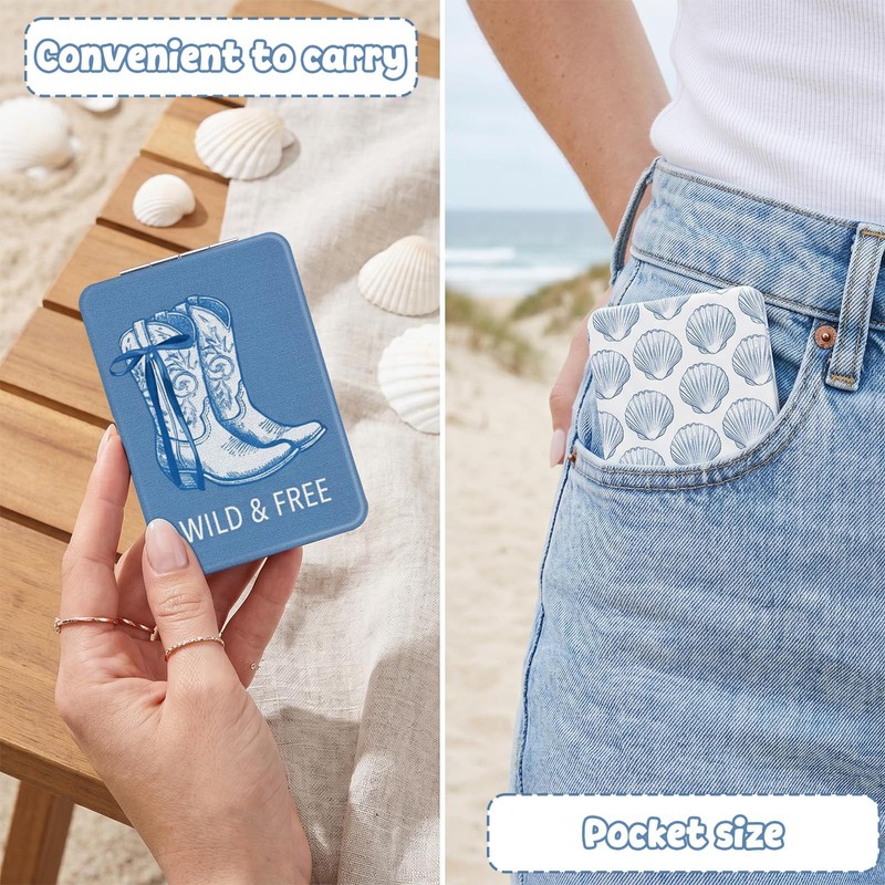 10 Pack Seashell Compact Mirror Bulk Last Toast on The