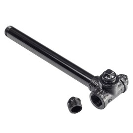 4 Pack DN25(1-inch） Industrial Steampunk Iron Plug for Pipe for DIY Industrial Vintage Style Decoration