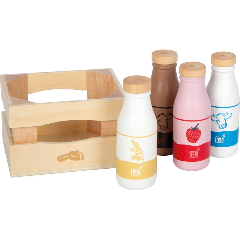 small foot Cassa con bevande a base di latte "fresh",