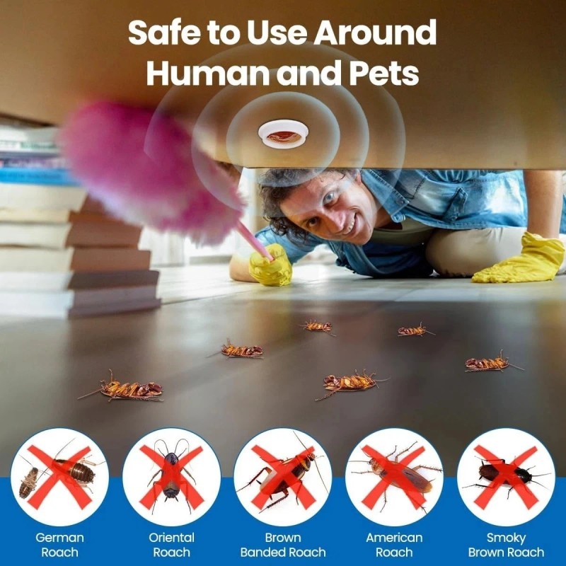 samcartonline Roach Killer Cockroach Traps for Indoor & Outdoor Infestation