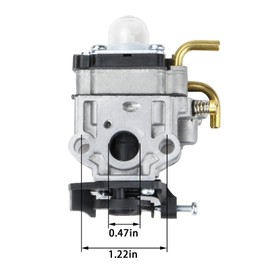 308054129 Carburetor Kit for Ryobi RY38BP 38cc Backpack Blower - Complete Replacement with Gaskets & Hardware Compatible