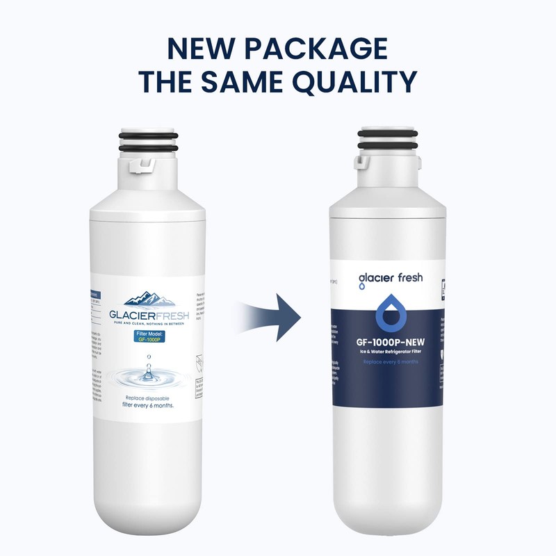 GLACIER FRESH LT1000PC Replacement Water Filter, Compatible with LT1000PC/PCS, LT1000PC,