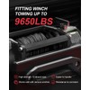 Kolvoii Synthetic Winch Rope Kit, 1/4" x 50ft 9,650lbs Winch