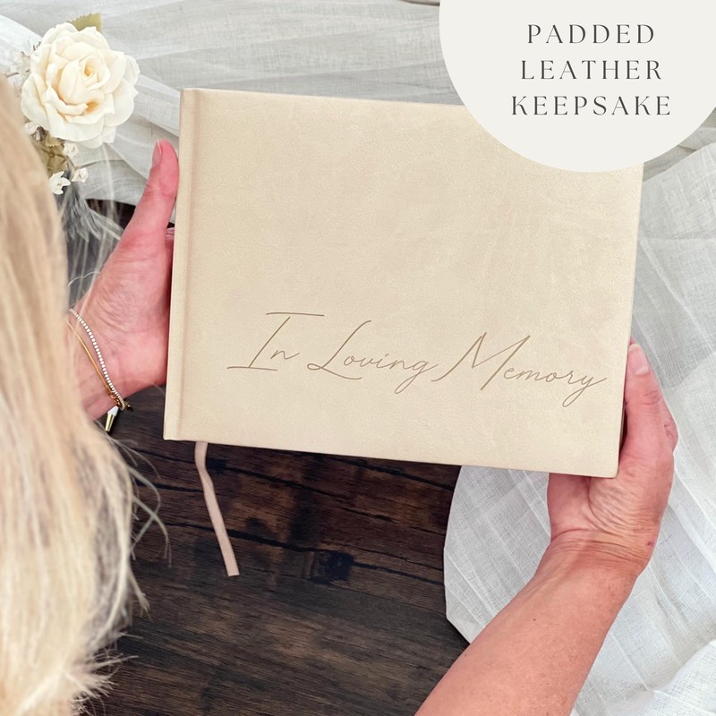 Funeral Guest Book for Celebration Of Life Memorial Service -