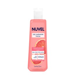 Gel Limpiador Facial Nuvel  Con Extracto de Toronja Natural 235 ml  Para Todo Tipo de Piel  Ingredientes Naturales  Limpieza Suave Profunda           