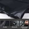 PIT66 Black PVC Leather Seat Cover Compatible with Honda 2000-2006